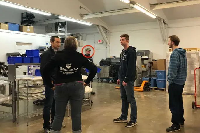 Secondary finishing magic in action, featuring an unsuspecting Bud.