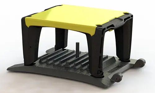 A 3D SLS Prototype for Jump Training first prototype | NW Rapid Mfg.